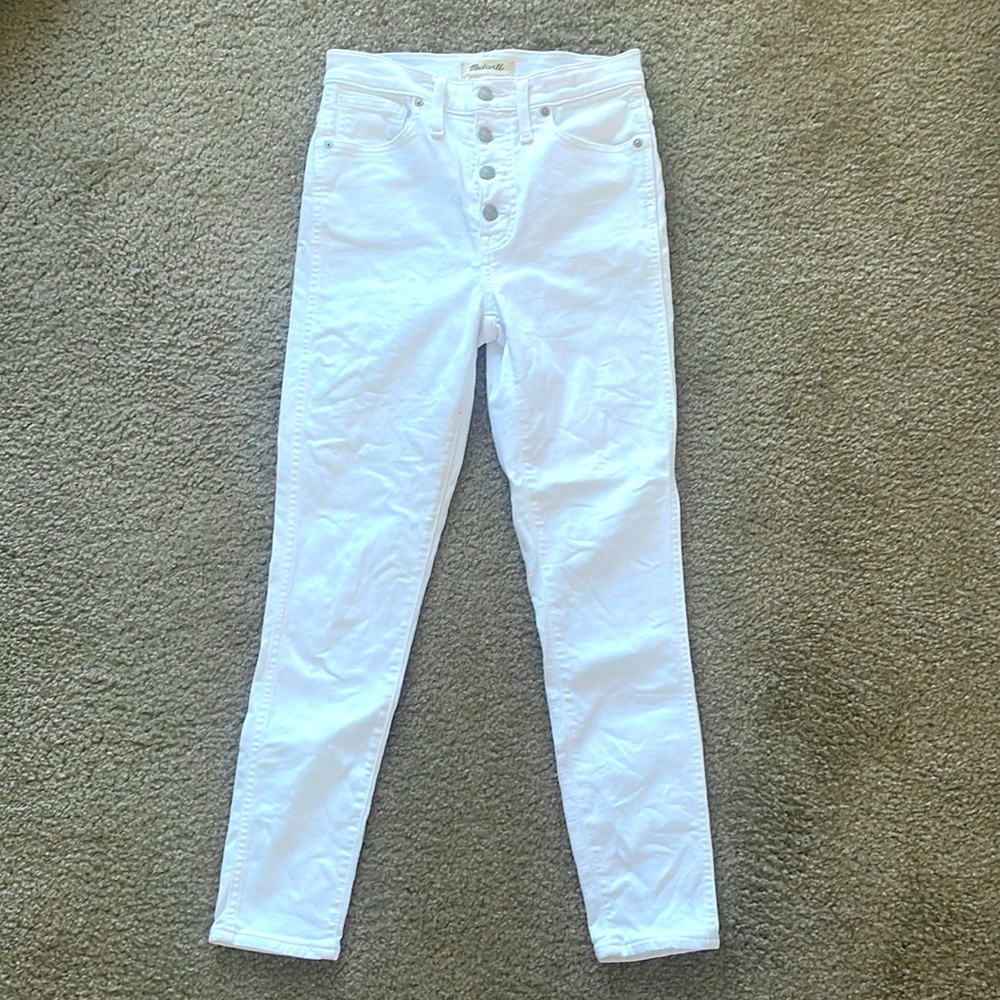 Madewell White Jeans